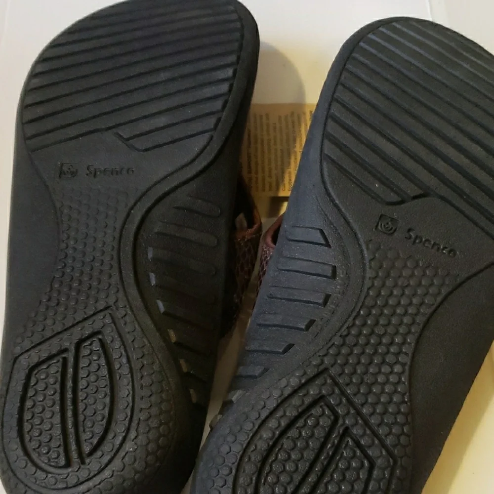 Spenco Comfortable Cute Brown Sandals - Picture 2 of 5